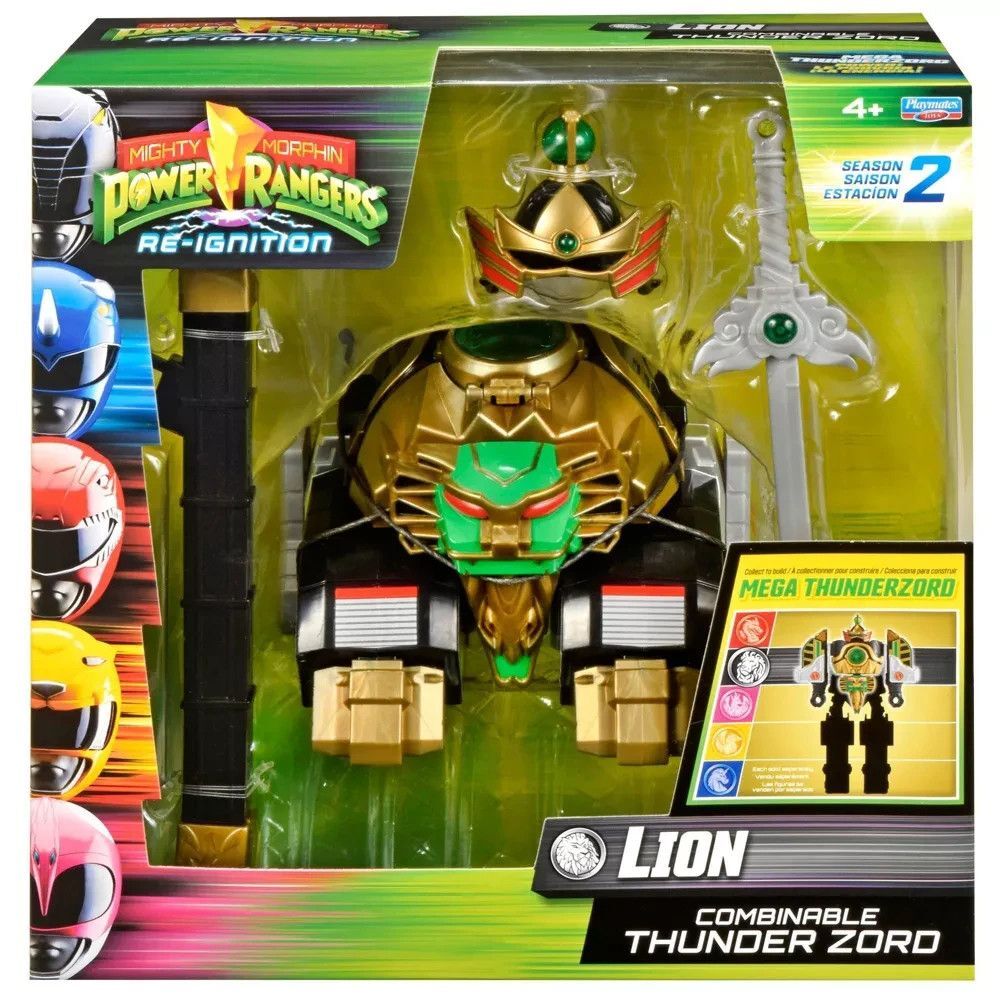 Mighty Morphin Power Rangers Re-Ignition Combinable Lion Thunderzord Playmates